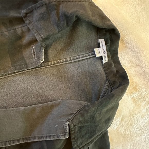 James Perse Distressed Camo Jacket XL - Picture 10 of 10